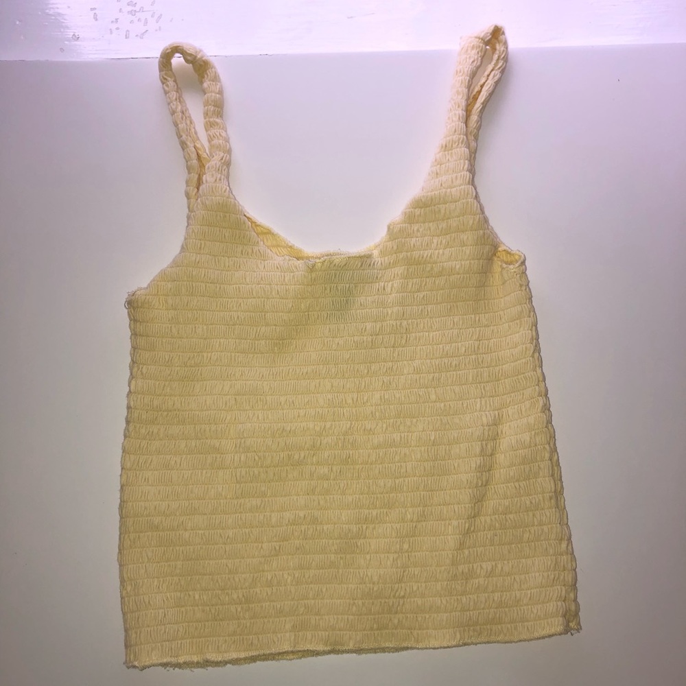 Forever 21 - yellow crop top
